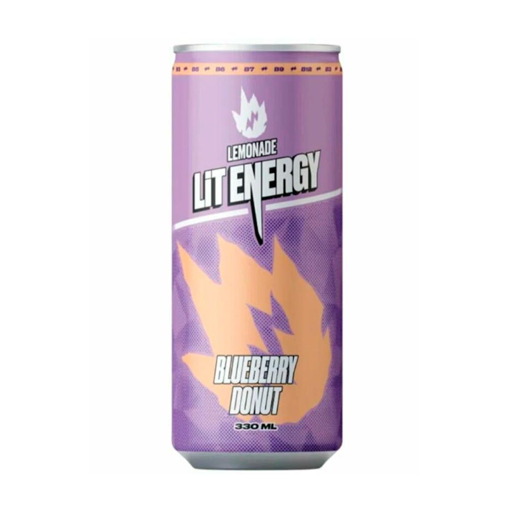 Лимонад LIT ENERGY Черничный пончик 0,33л ж/б