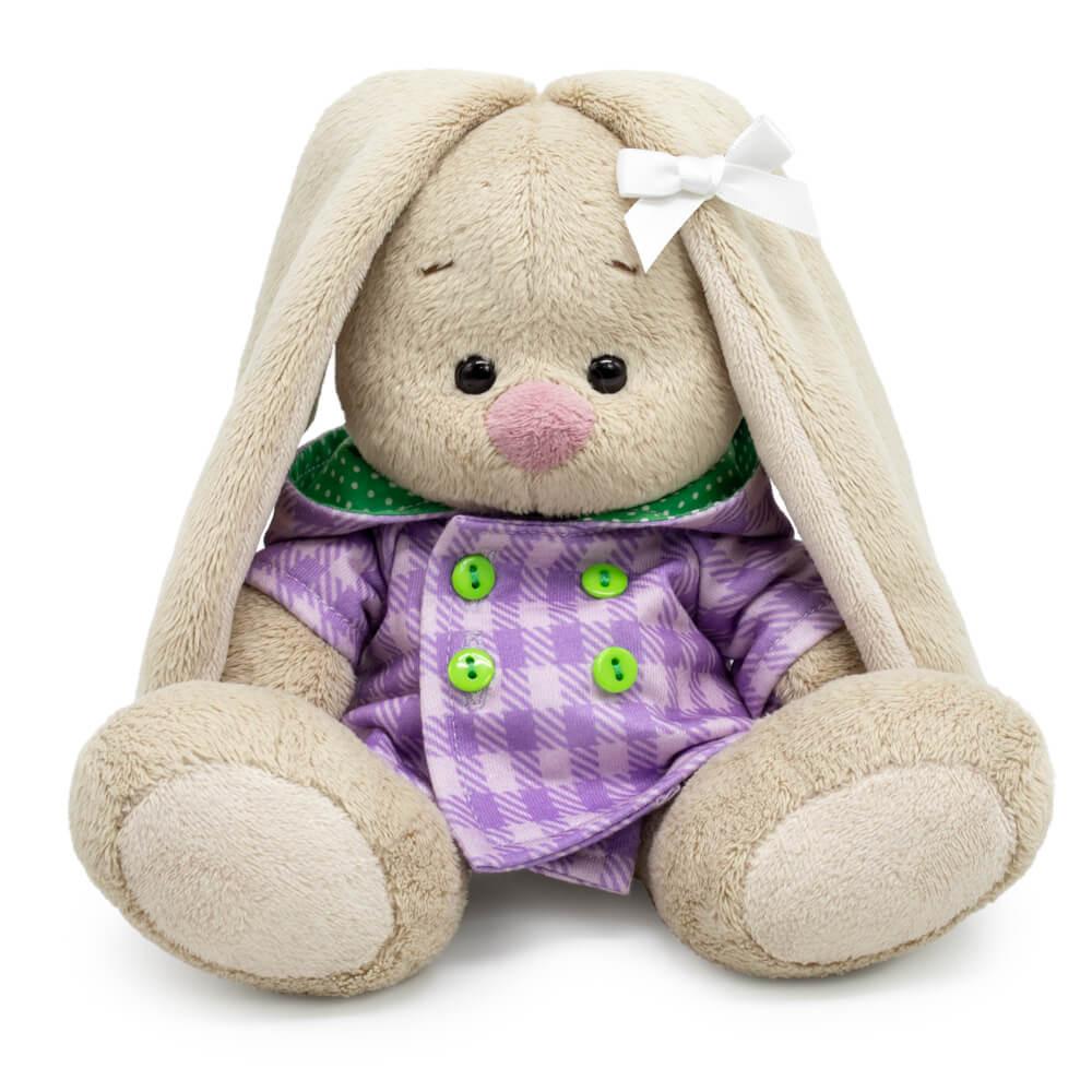 Зайка Ми в клетчатом пальто с капюшоном (малыш)