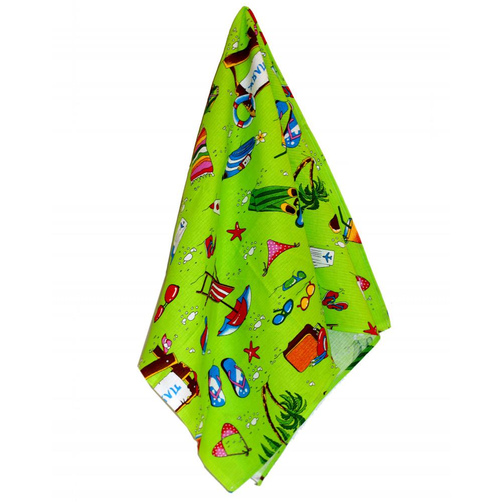 Полотенце Банное Купонное вафельное 80х150см в ассор. 70601