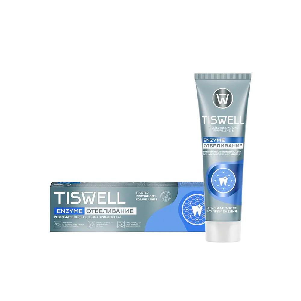 Паста зубная TISWELL Enzyme отбеливание с кальцием и фтором 110гр
