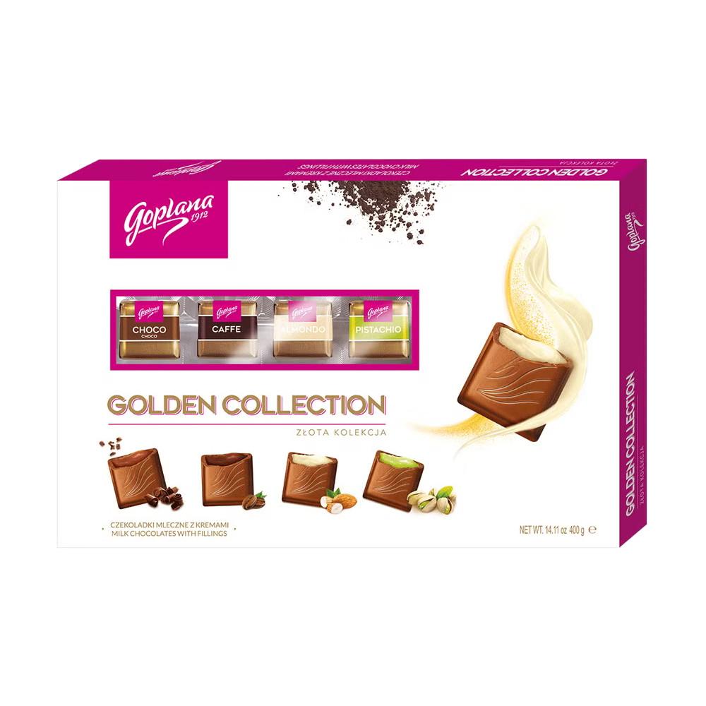 Шоколадные конфеты Goplana Золотая Коллекция Ассорти 400гр