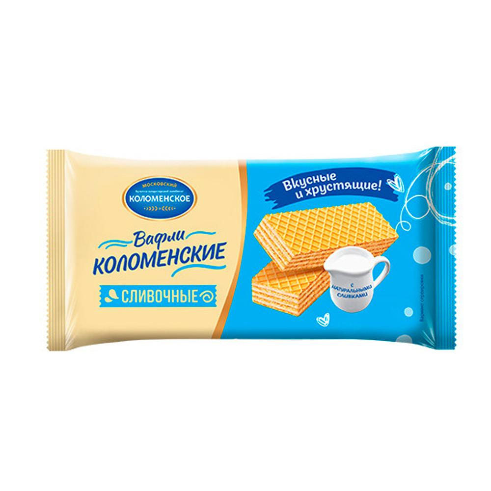Вафли Коломенское Сливочные традиционные 200гр