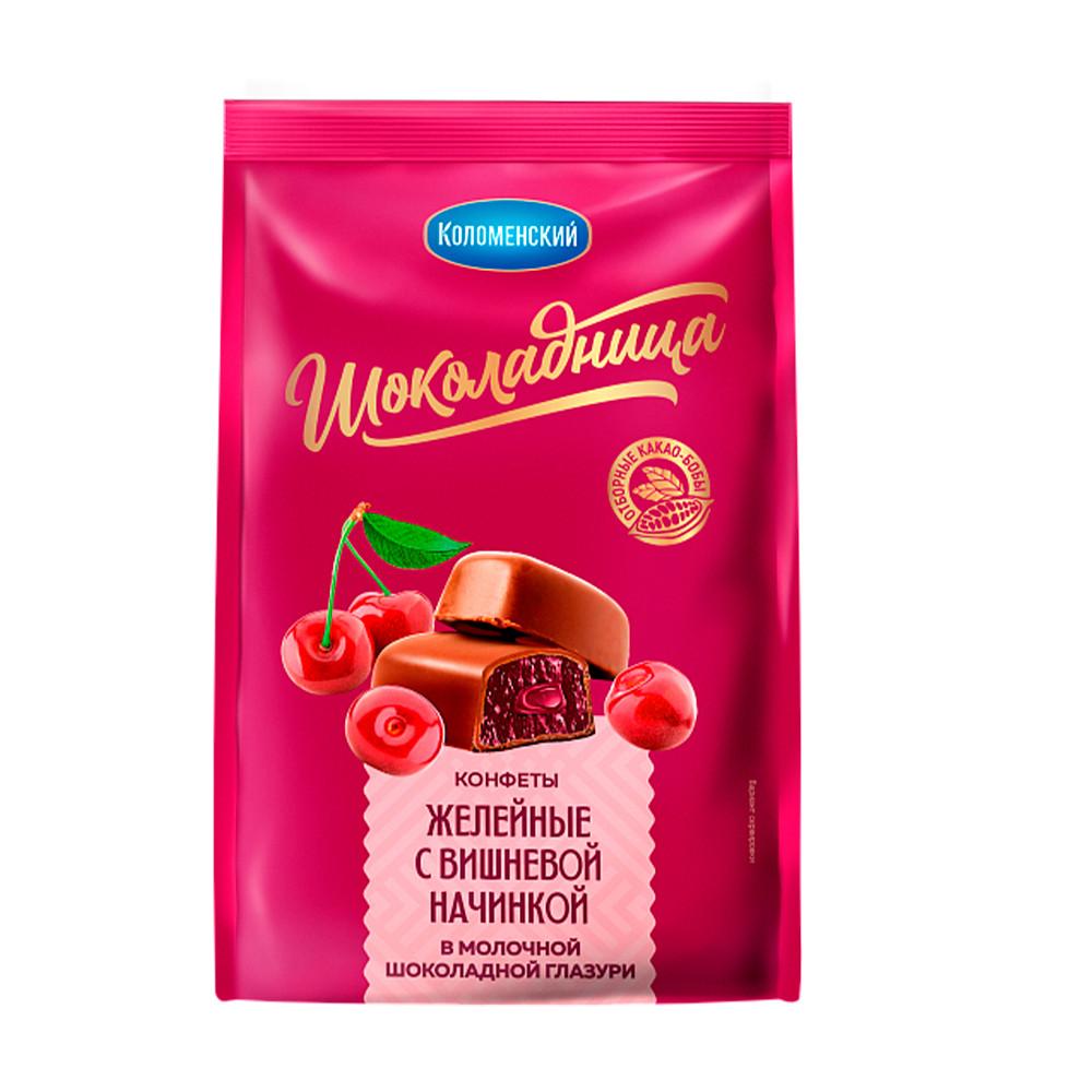Конфеты желейные Шоколадница вишня в глазури 160гр