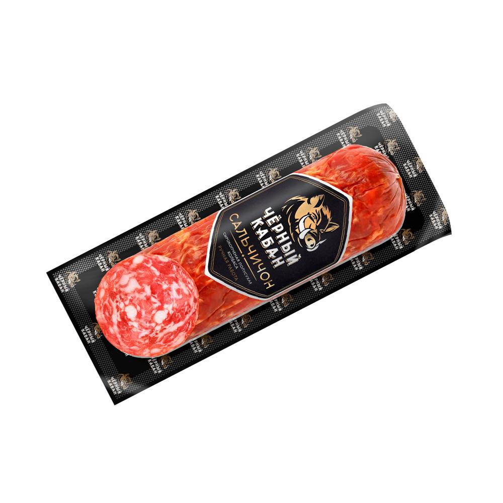 Колбаса с/к Сальчичон Черный Кабан в/у кг