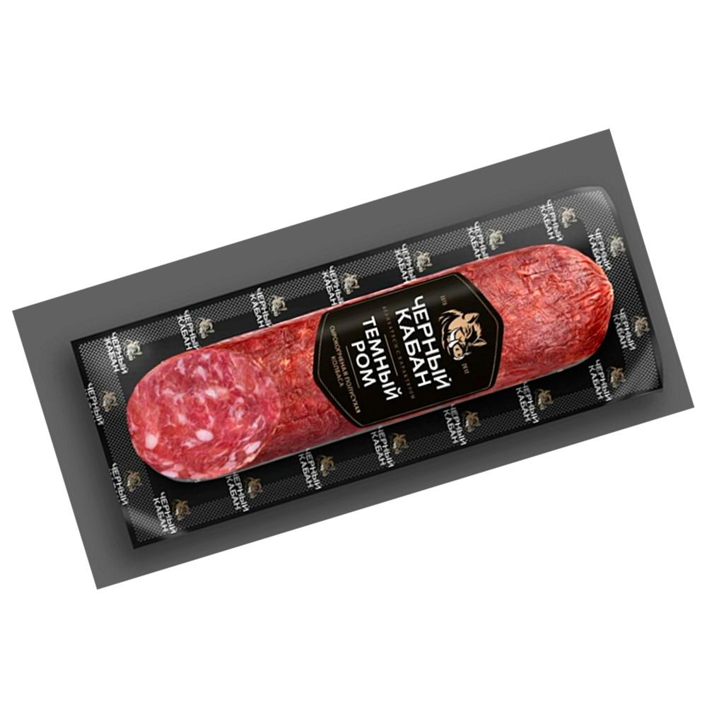 Колбаса с/к Темный ром Черный Кабан в/у кг