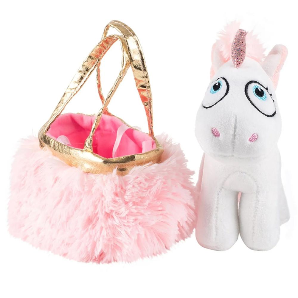 Игрушка мягкая Единорог в сумочке-переноске