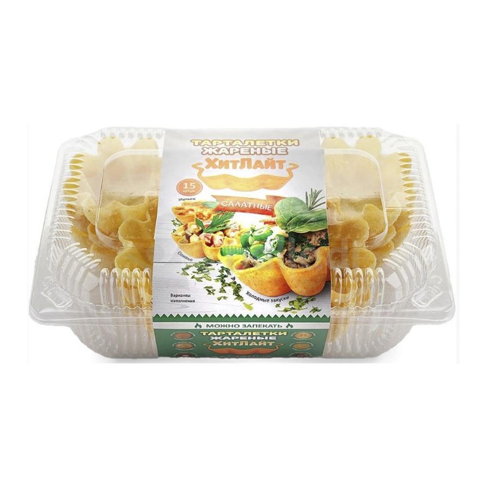 Тарталетки жареные ХИТ ЛАЙТ Салатные 15шт 80гр