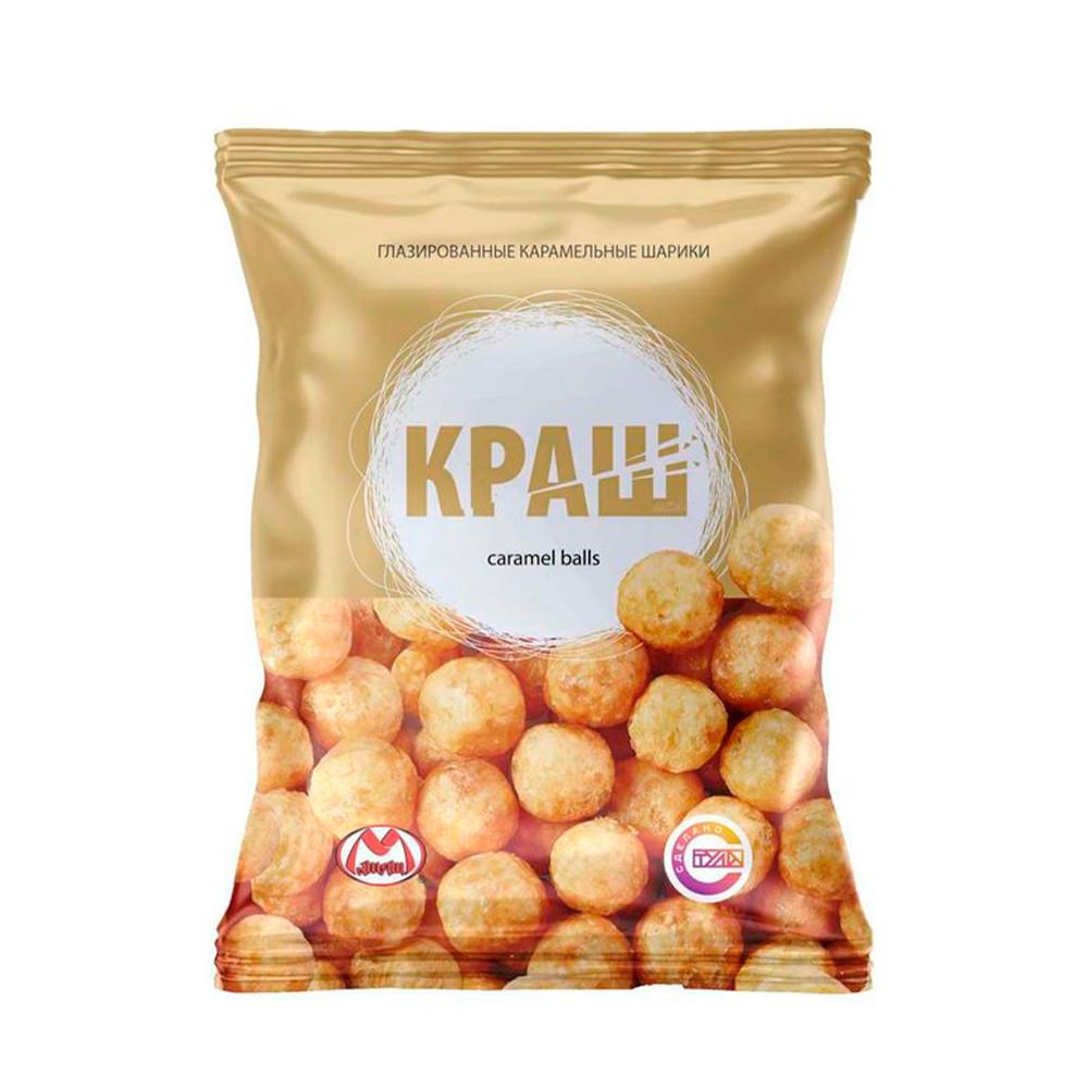 Шарики кукурузные Матяш Краш сладкие со вкусом карамели 50гр