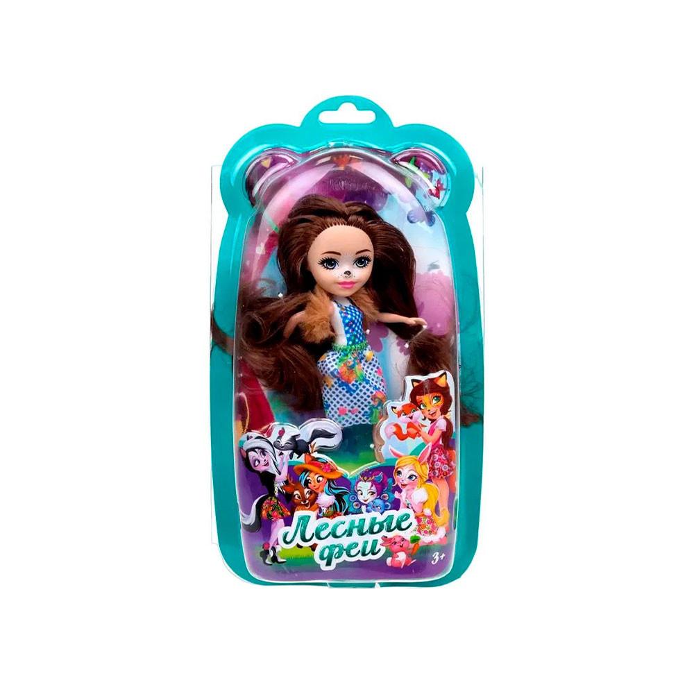 Кукла 1TOY Лесные Феи темно коричневые волосы 16см 25,5х13,5х5,5см Т24019