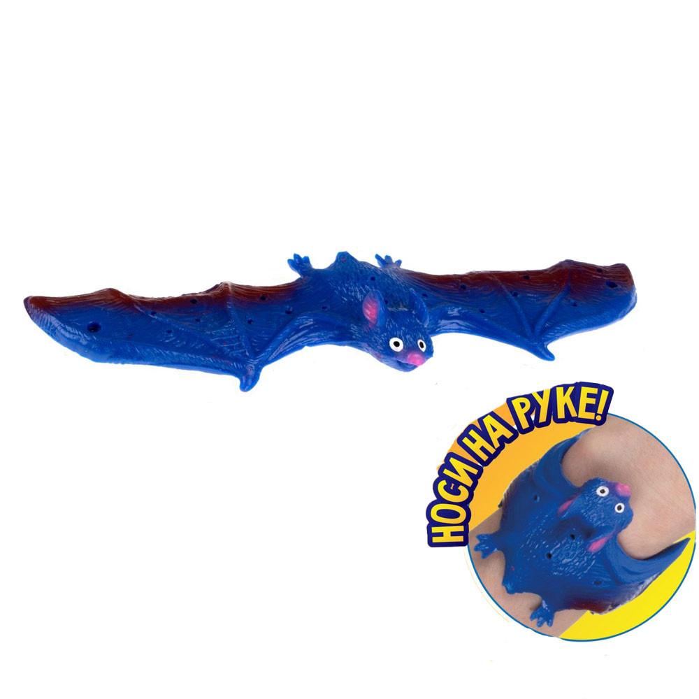 Слэп браслет антистресс 1TOY в виде летучей мыши Т24572