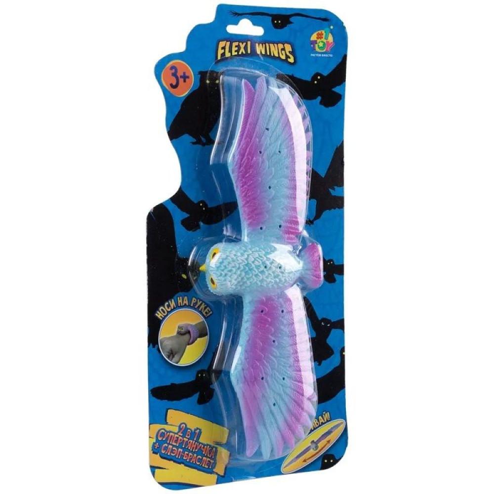 Слэп браслет антистресс 1TOY в виде совы Т24573