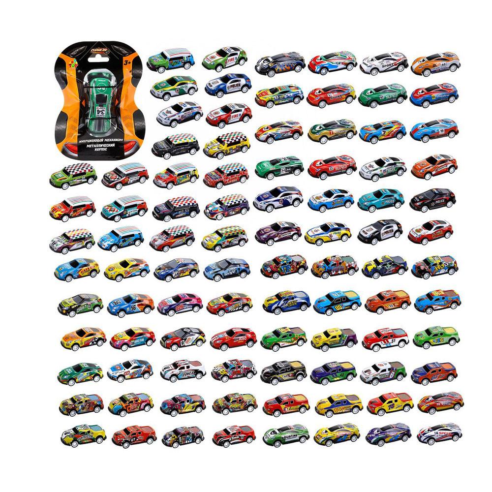 Игрушка 1TOY Микромашинка Драйв металл, инерц., 6,8см в асс. 92 вида д/б 24шт