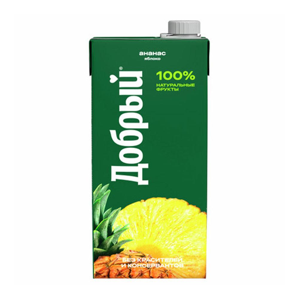 Сок Добрый Ананас Яблоко 2л т/пак