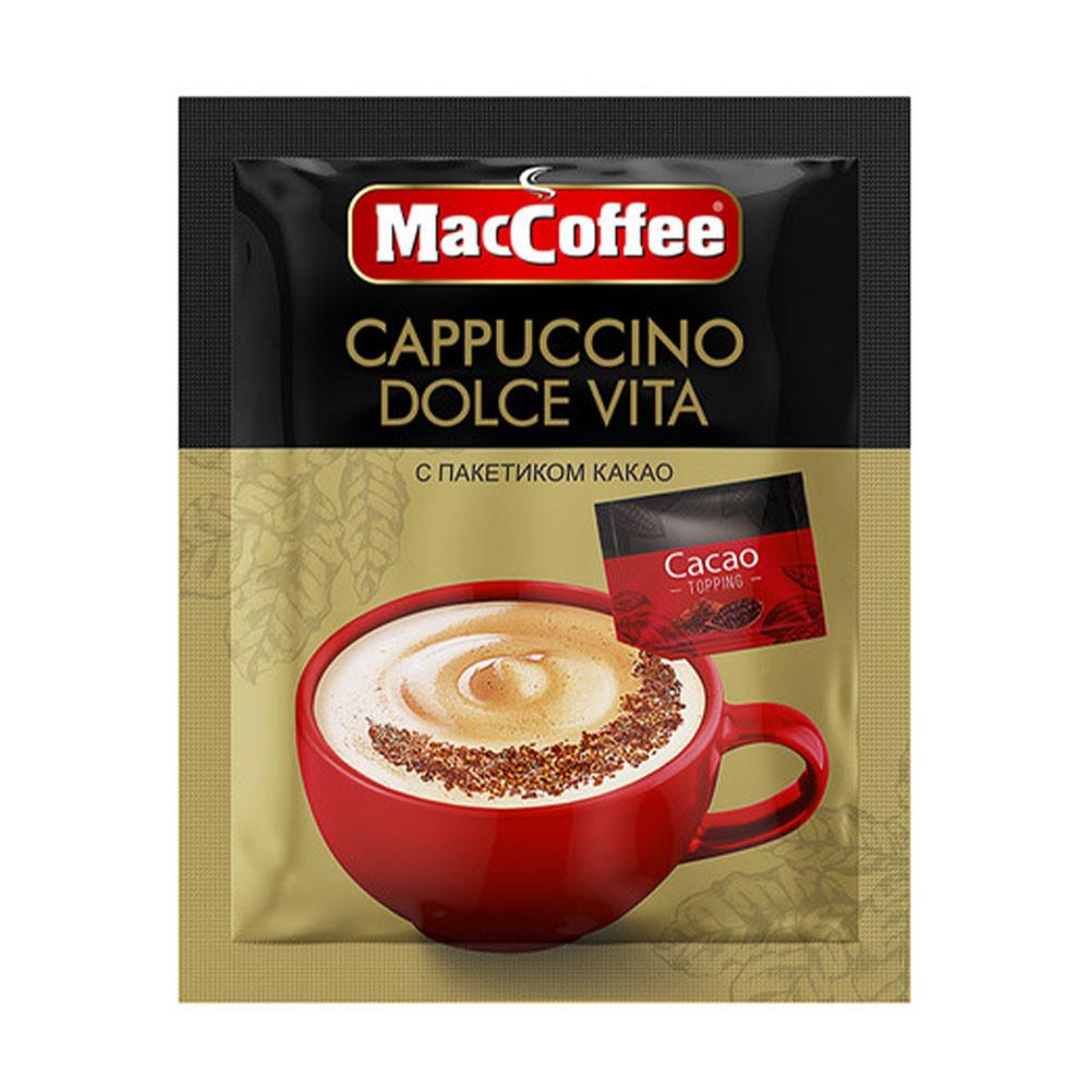 Кофейный напиток растворимый MacCoffee Cappuccino Dolce Vita 24гр