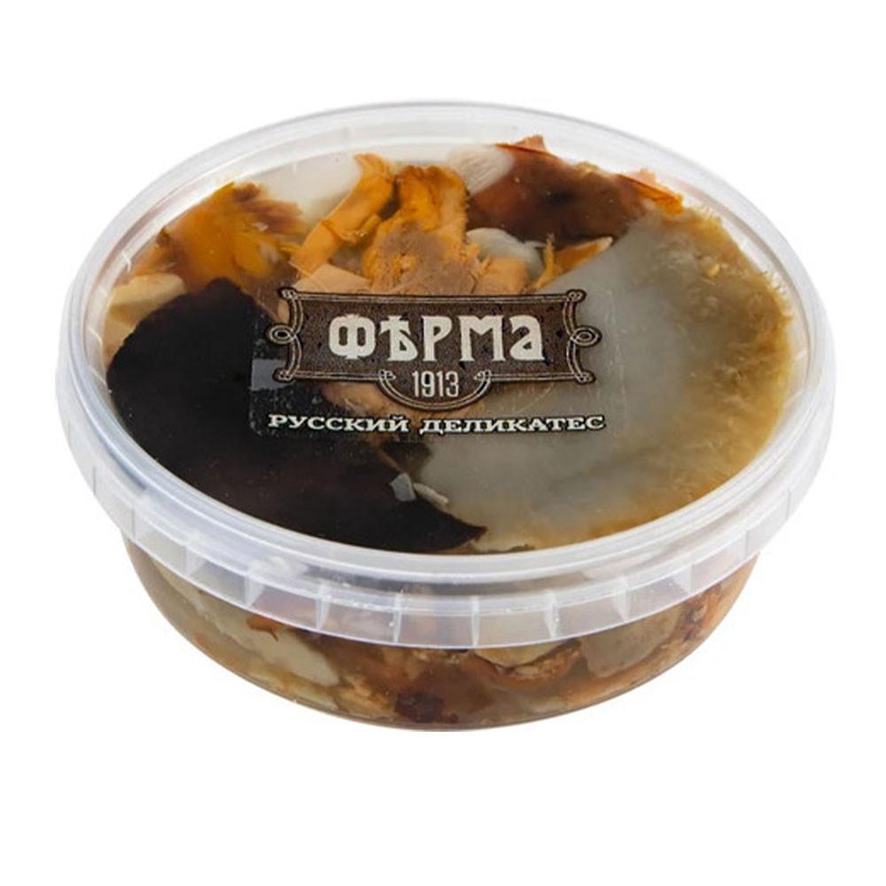Грибы ассорти варёно-солёные 285г