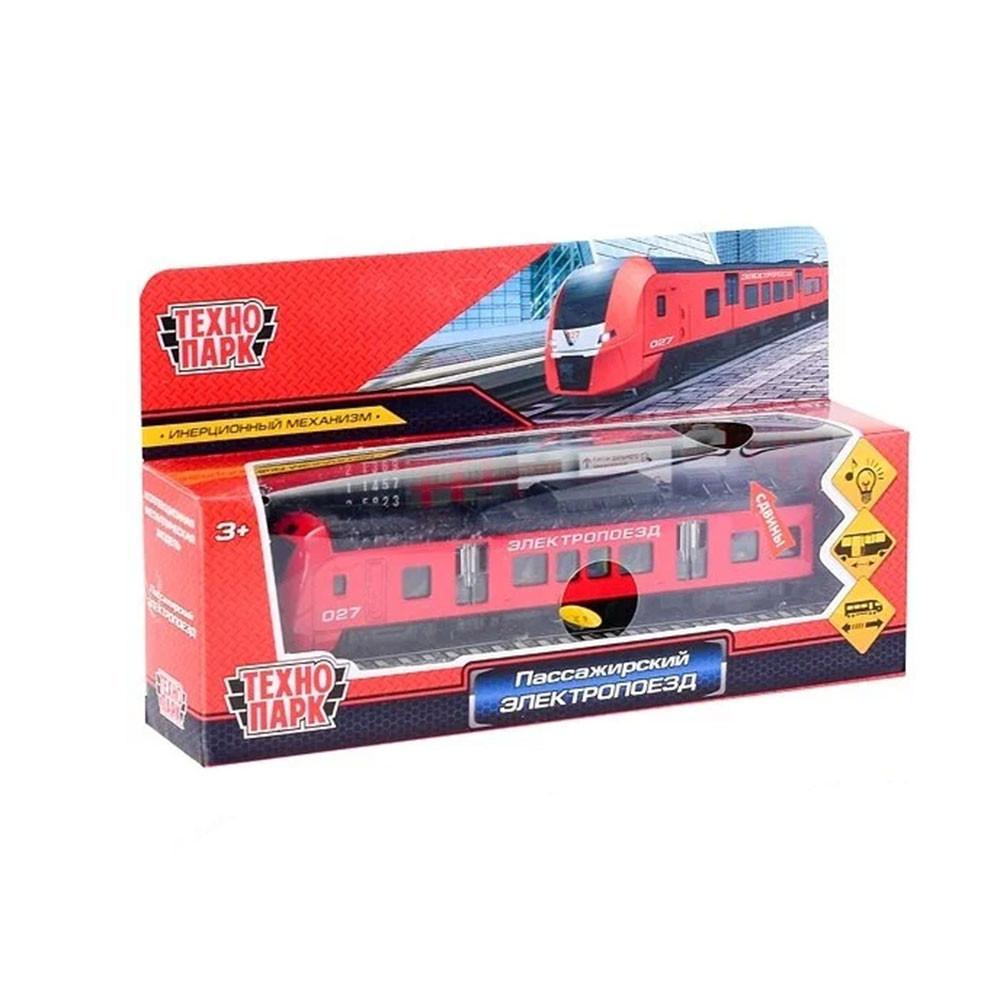 Игрушка РЖД ЭЛЕКТРОПОЕЗД 17см Технопарк инерция металл свет-звук