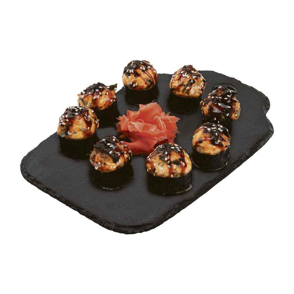 Пр-во Запеченный ролл с угрем (измельч), вес