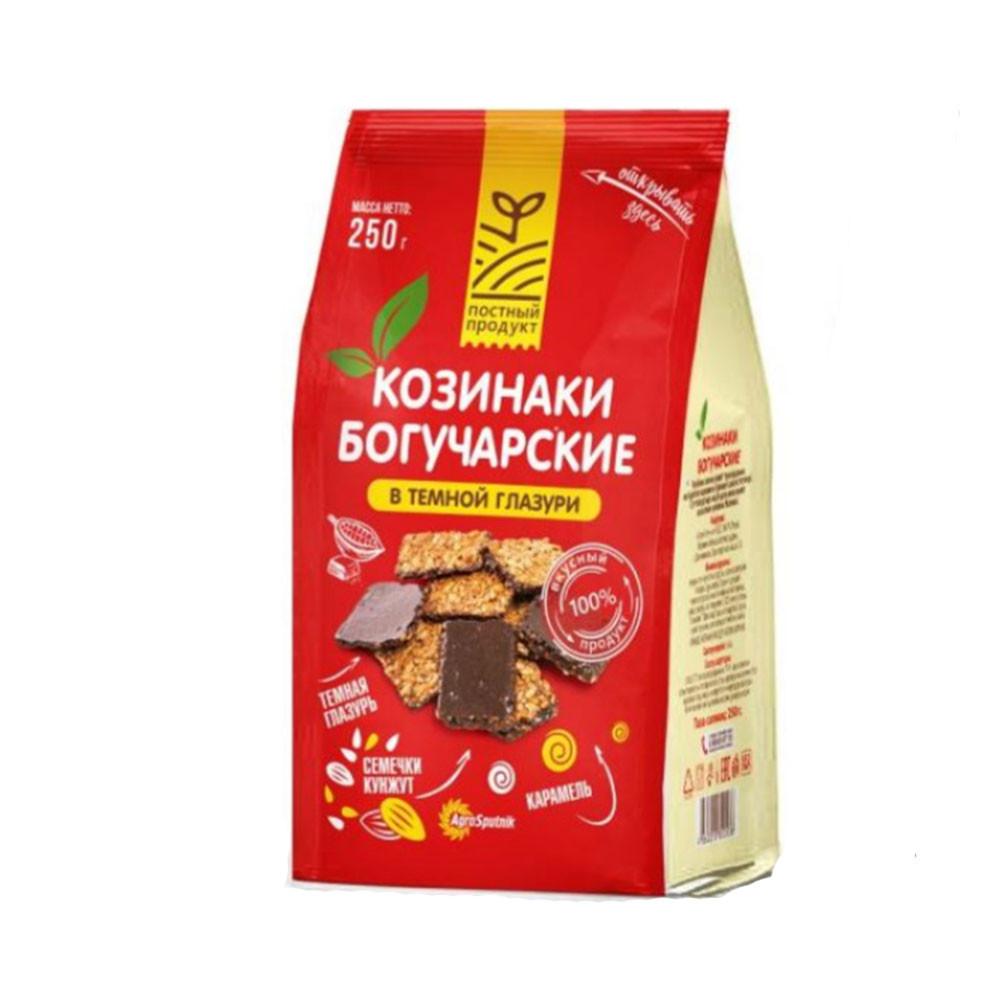 Козинаки Богучарские подсолнечные Классические в темной глазури 250гр