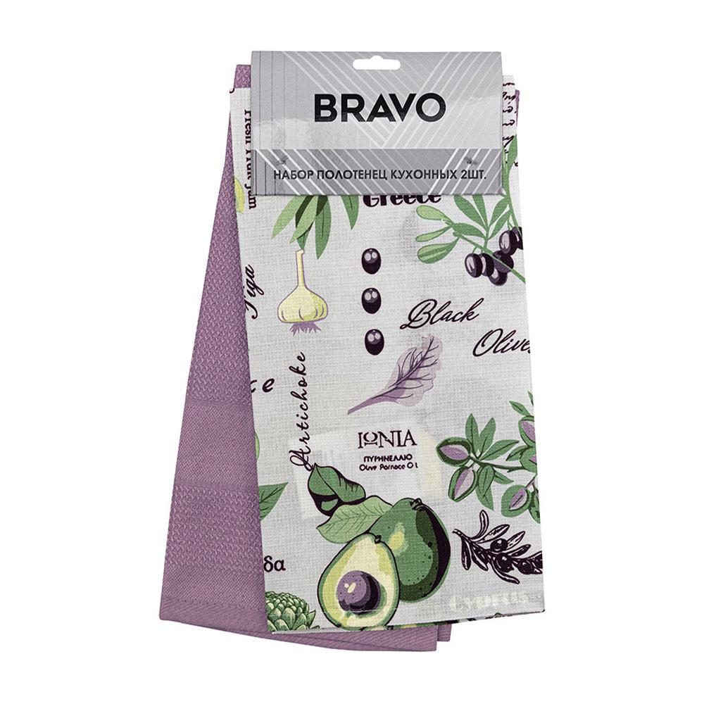 Набор кухонных полотенец BRAVO Экзотика 35х60 40х60 2шт