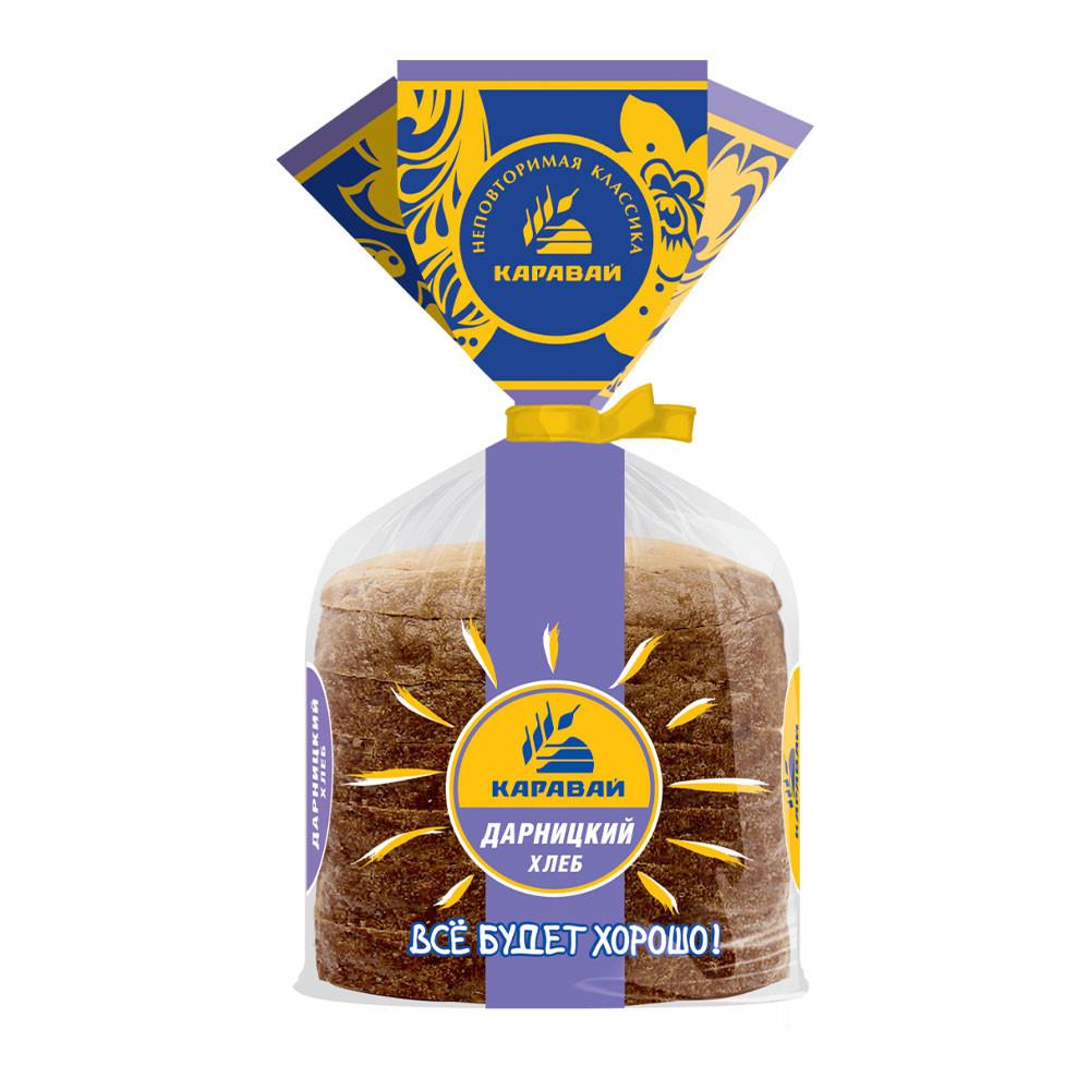 Хлеб Дарницкий ржаной/пшеничный 375гр Каравай