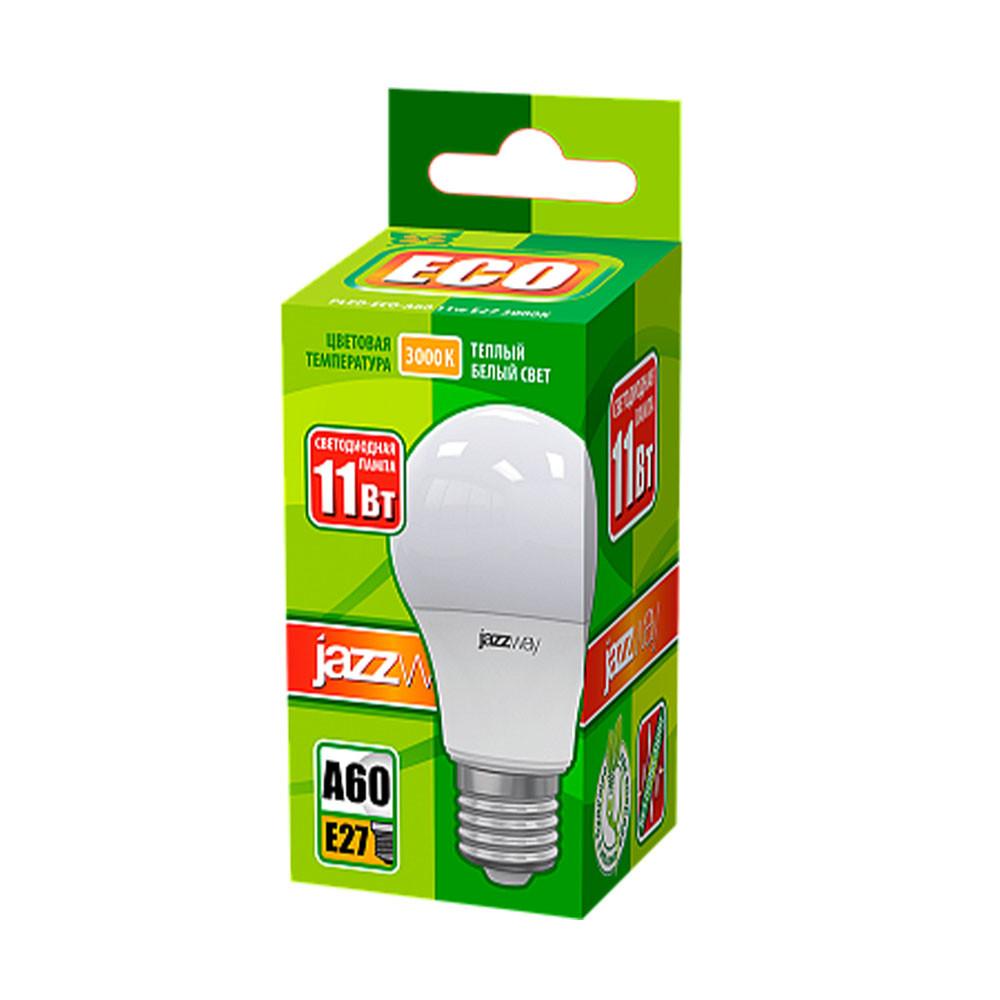 Лампа светодиодная Jazzway PLED-ECO-A60 11w E27 880Lm 3000K 220/50