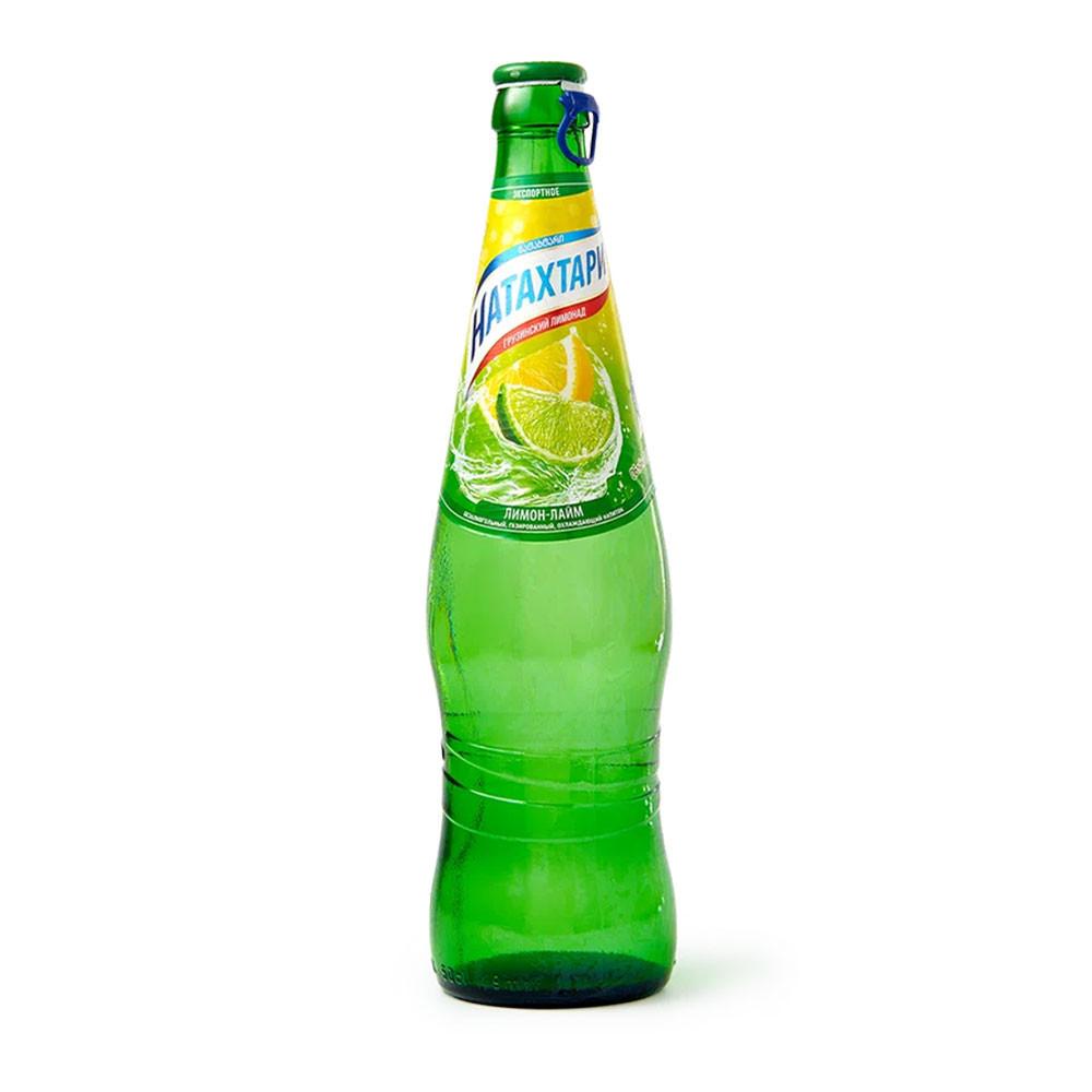 Лимонад НАТАХТАРИ лимон-лайм среднегазированный 0,5л ст/б