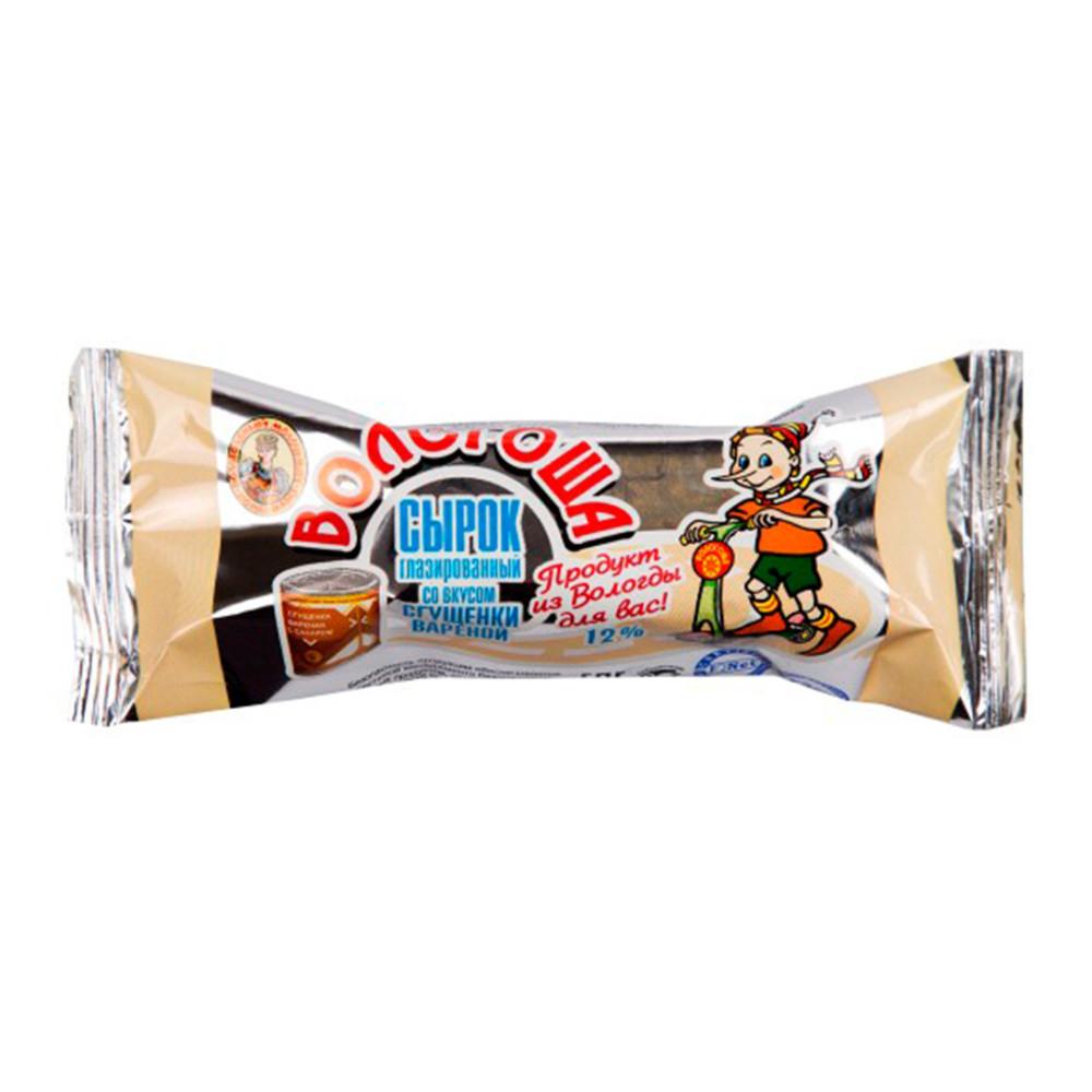 БЗМЖ Сырок 12% глазир. со вкусом СГУЩЕНКИ вар. Вологоша 30 г