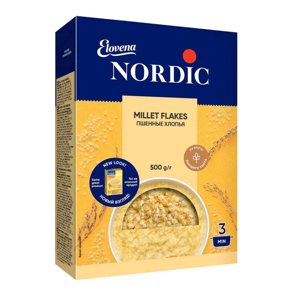 Хлопья пшенные NORDIC 500гр