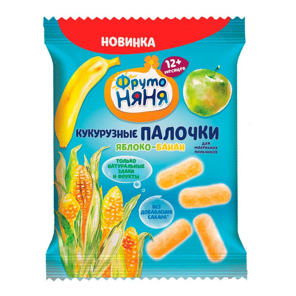 Кукурузные палочки ФрутоНяня яблоко банан 20г флоупак