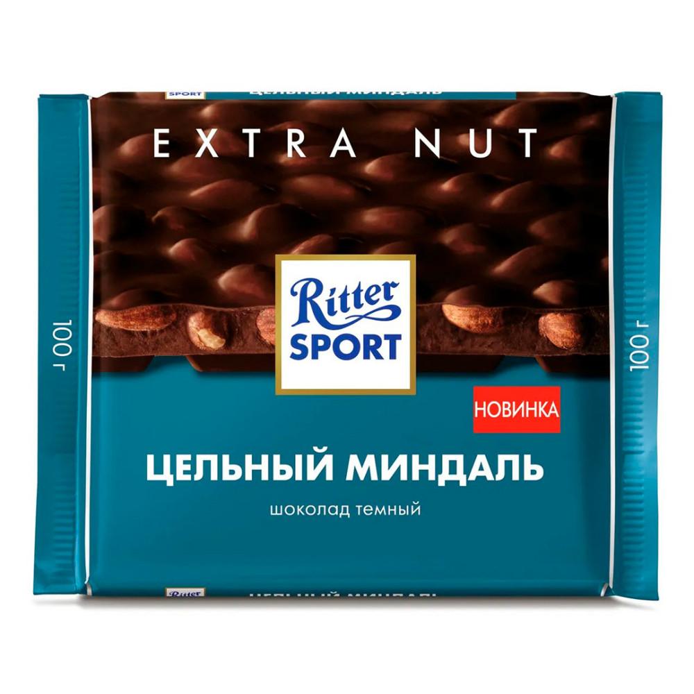 Шоколад темный Ritter Sport Цельный миндаль 100гр
