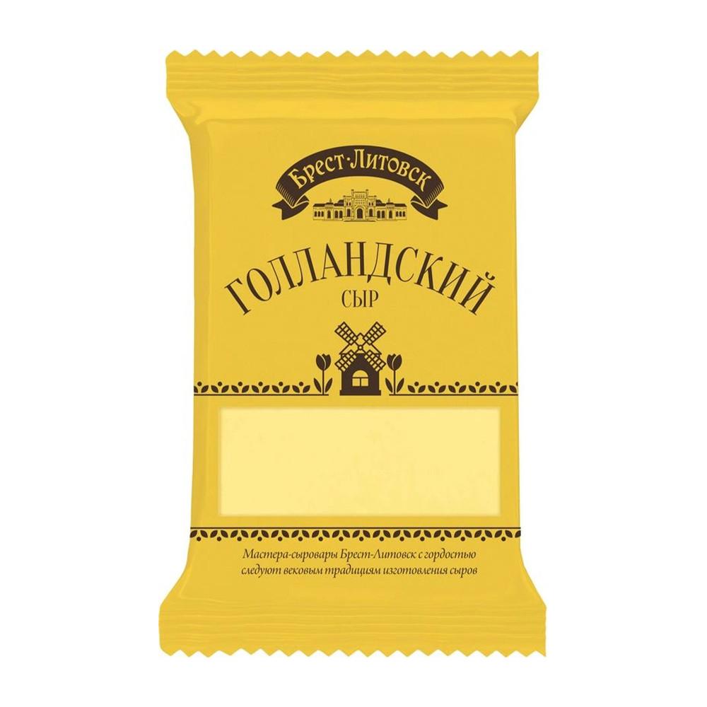 БЗМЖ Сыр Голландский Брест-Литовск 45% кусок 200гр