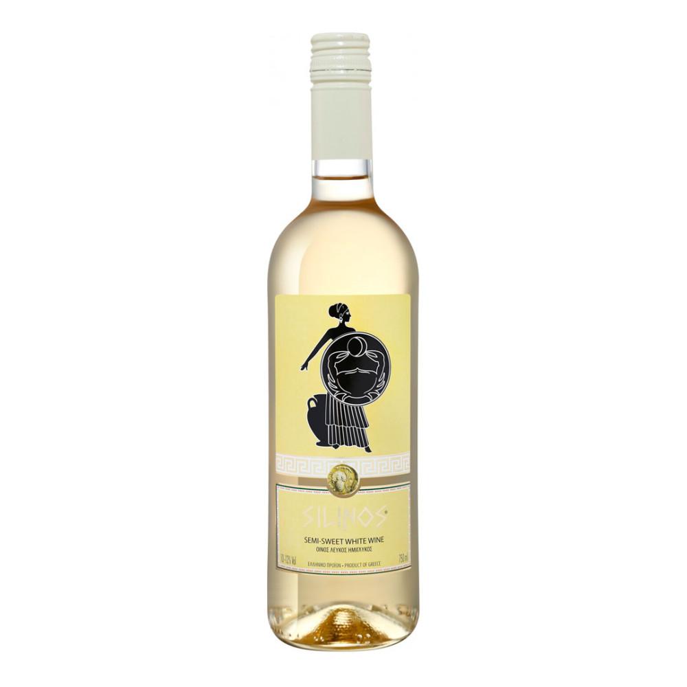 Вина греции купить в москве. Silinos вино Греция белое. Вино Силинос Греция. Вино Силинос Дионисос. Силинос вино белое полусладкое.