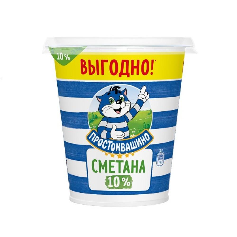 БЗМЖ Сметана Простоквашино 10% 300г