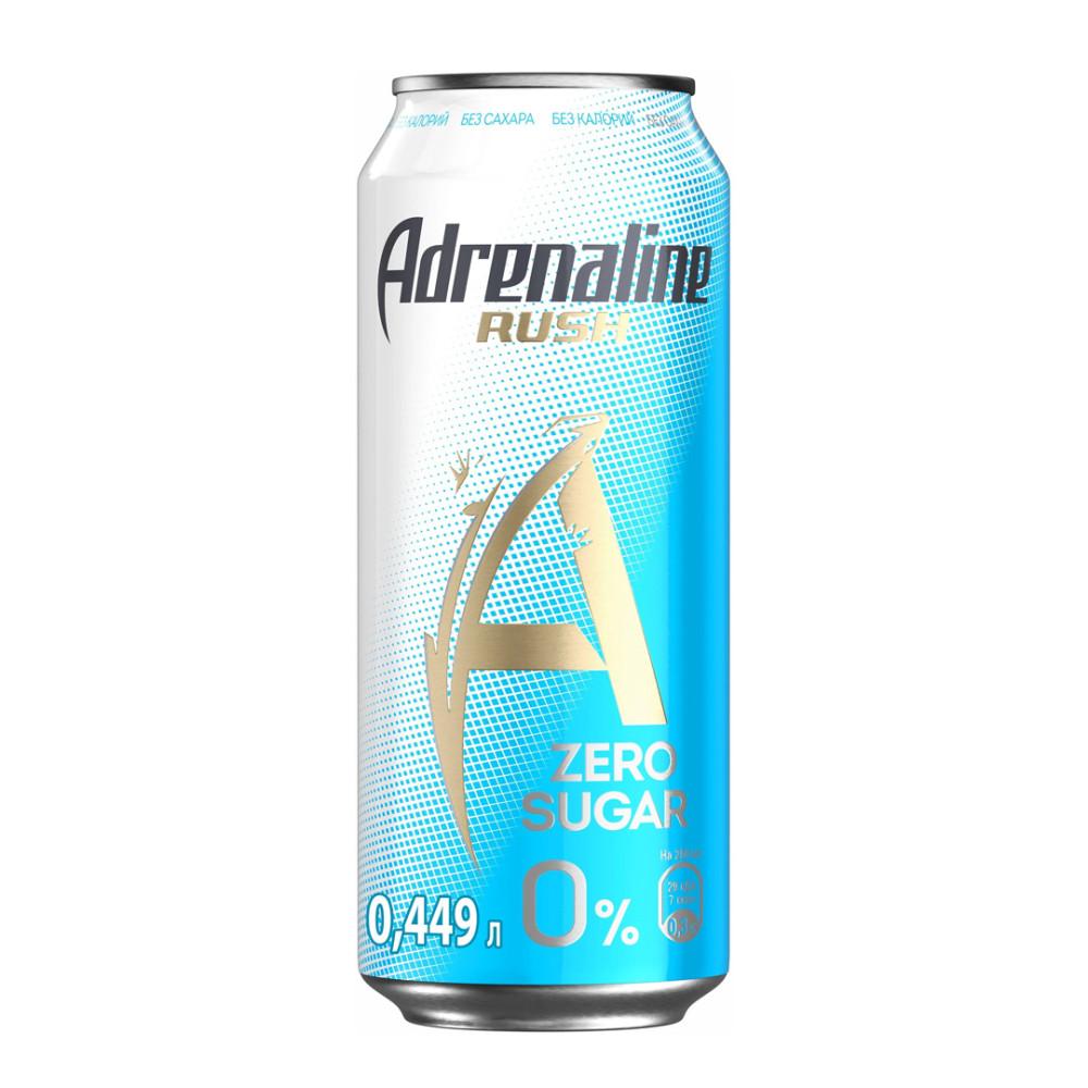 Напиток энергетический Адреналин Сильвер без сахара 0,449л ж/б