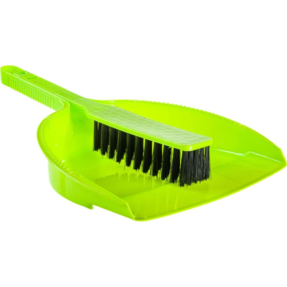 Совок с щеткой стандарт 34x21x4см арт.14138