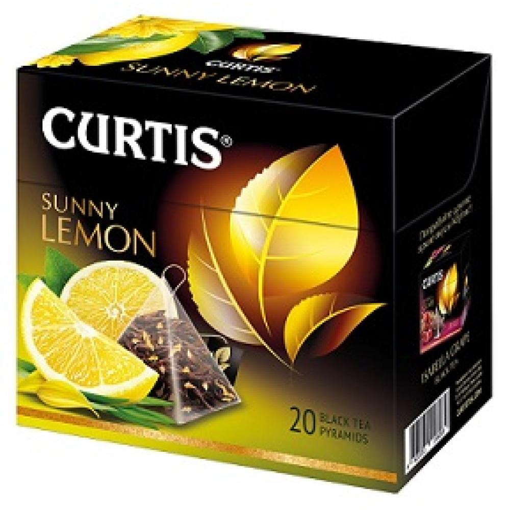 Чай черный Curtis Sunny Lemon пирамидки 20пак