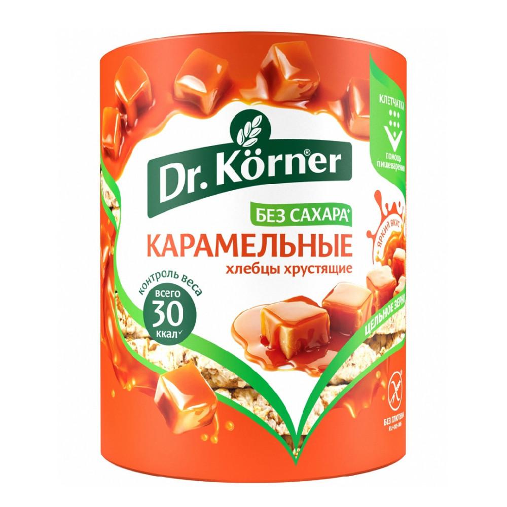 Хлебцы Dr.Korner кукурузно-рисовые карамельные 90гр