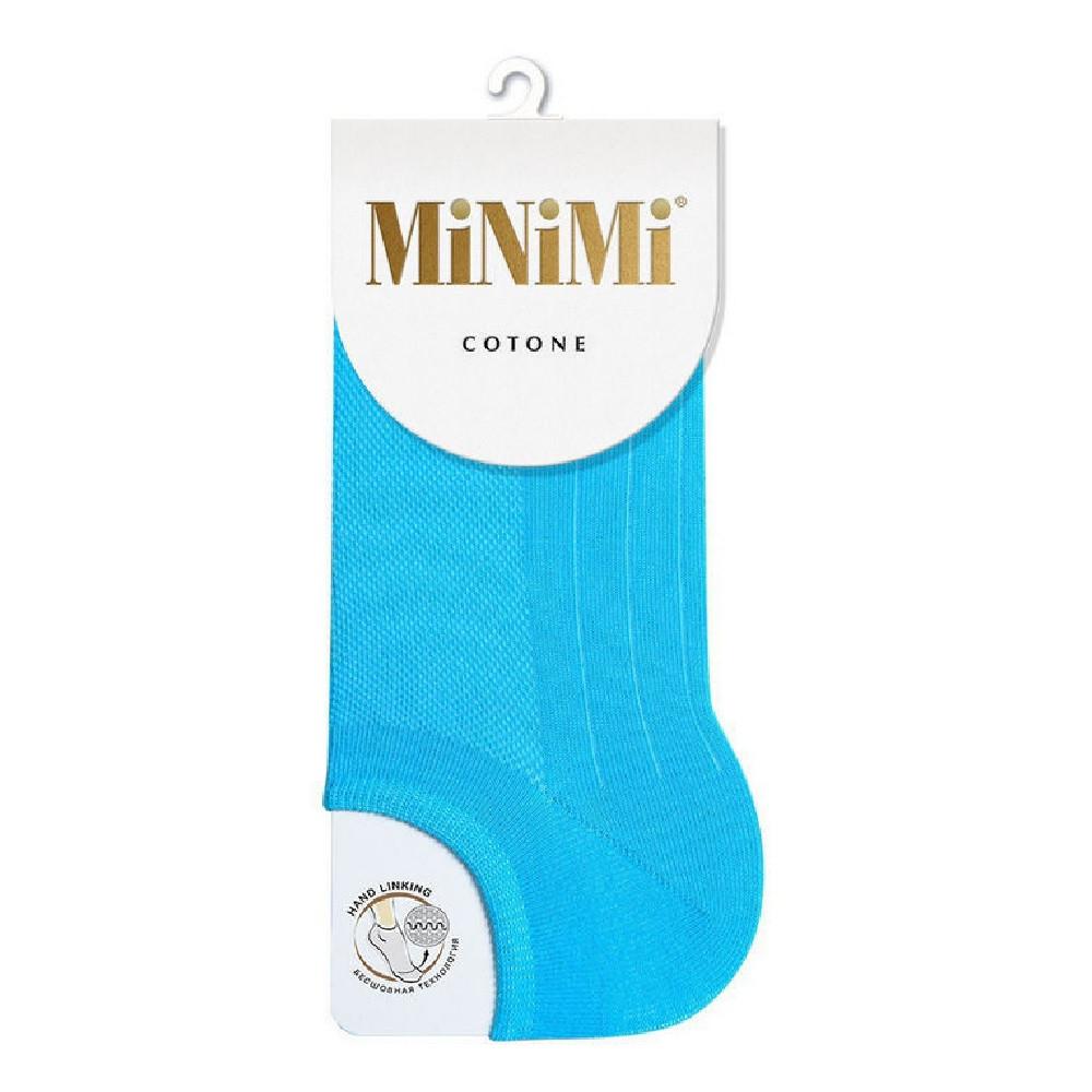 Носки жен.MINIMI COTONE 1101 Azzurro 35-38