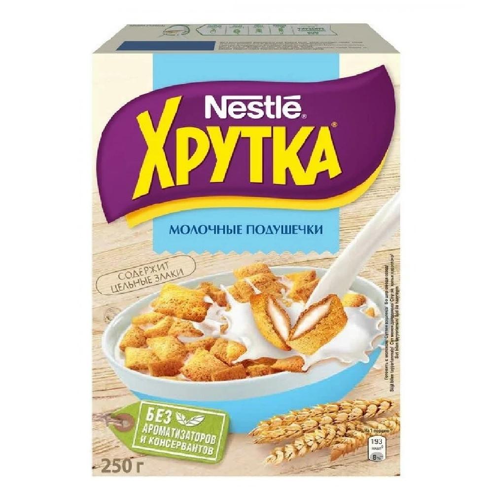 Готовый завтрак Хрутка подушечки с мол. нач. 250гр коробка
