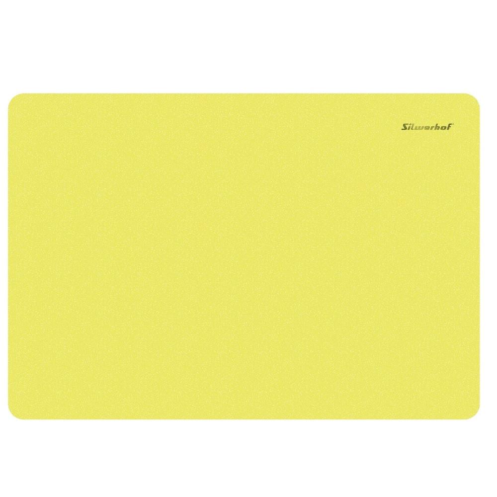 Доска для лепки А4 Silwerhof Neon прямоугольная пластик желтый 1мм 957007