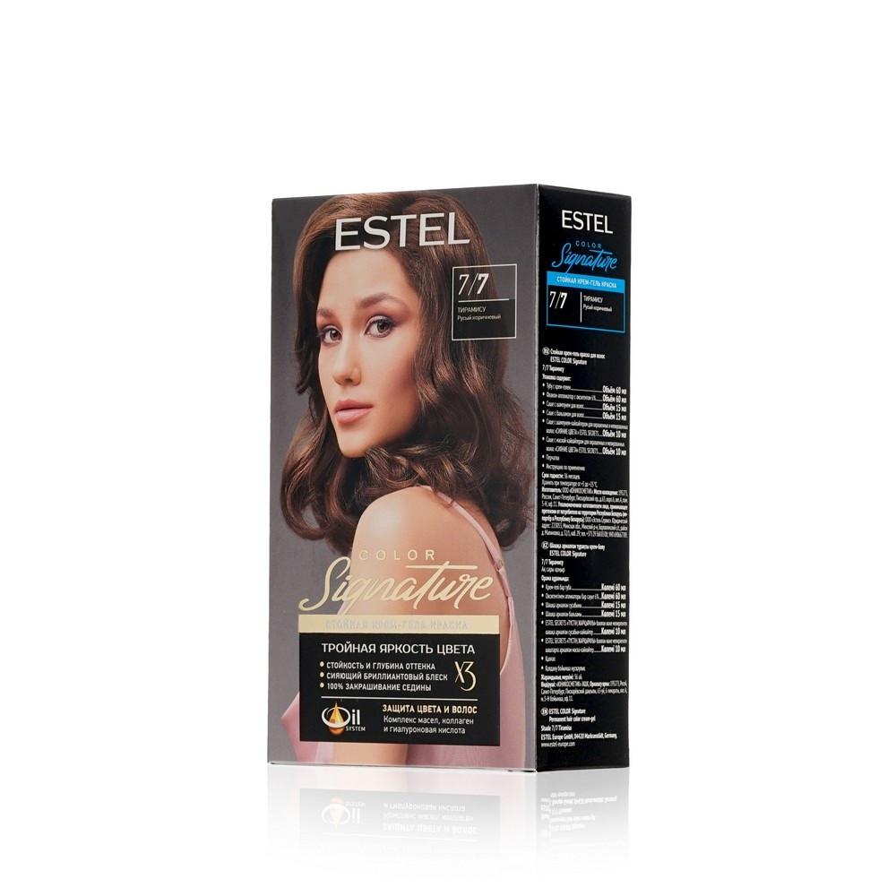 Стойкая крем-гель краска д/волос ESTEL COLOR Signature 7/7 Тирамису ECS7/7