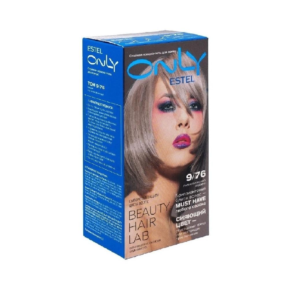 Стойкая краска-гель д/волос ESTEL ONLY 9/76 Блондин коричнево-фиолетовый EO9/76, 125мл